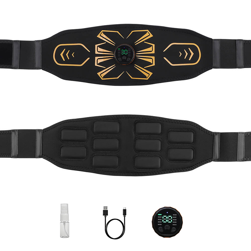 Home Gym Electric Machine - Intelligenter Bauchmuskeltrainer Muskeltonisierer Taillengürtel Körpermassage-Trainingsgerät Heimfitness-Ausrüstung