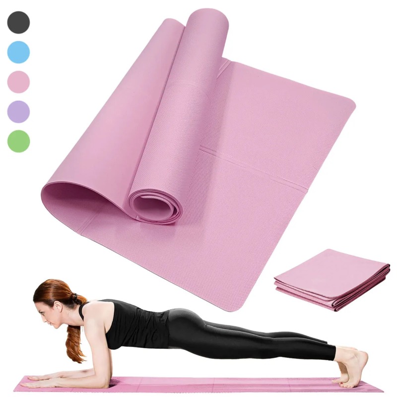 Home Gym Rubber Flooring - Yoga-Matte, Pilates-Fitness-Matte, 3/4/6 mm dick, rutschfest,