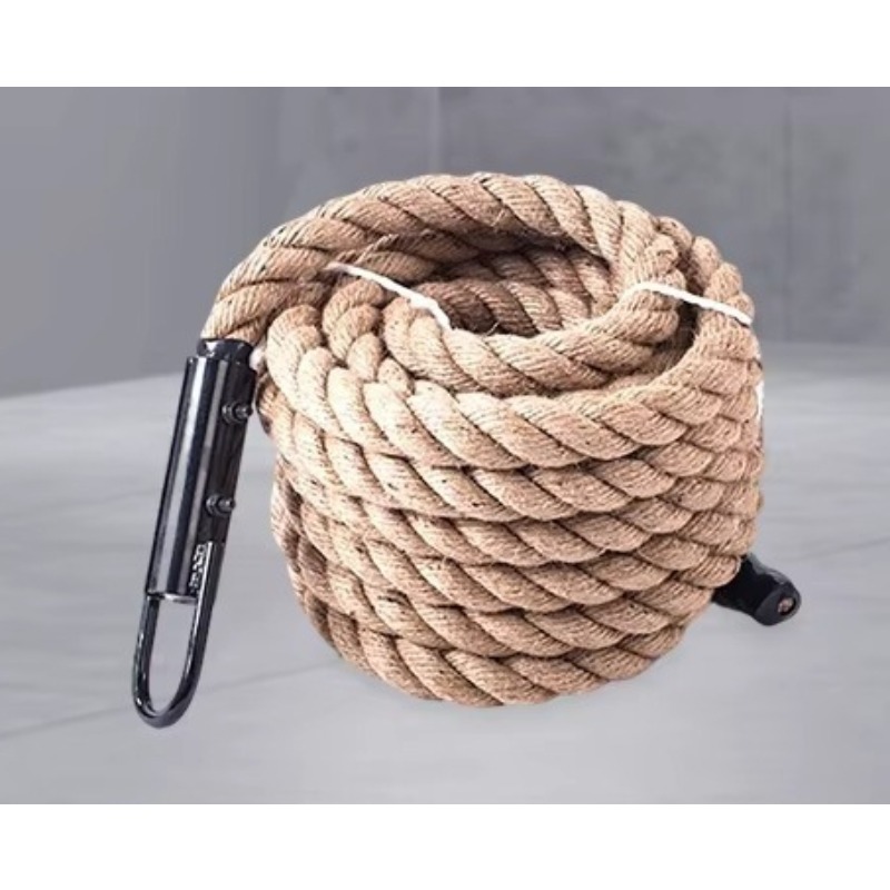 Home Gym Installation - 9m Battle Rope mit stabilem Montagehaken