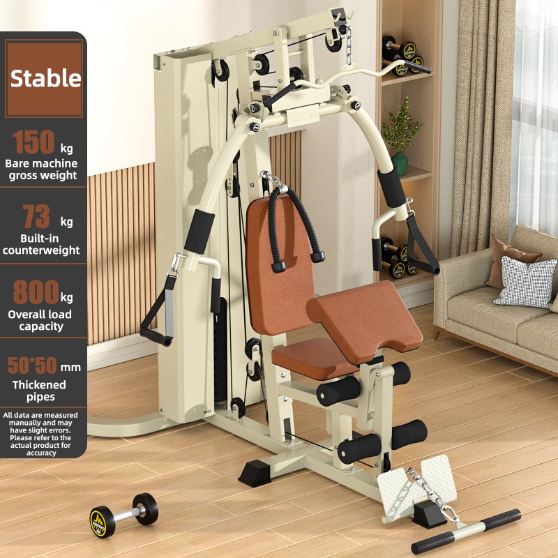 Home Gym Multi Station - Umfassendes Trainingsgerät, High-Pull-Fitnessgerät, multifunktionales Push-Trainingsgerät für