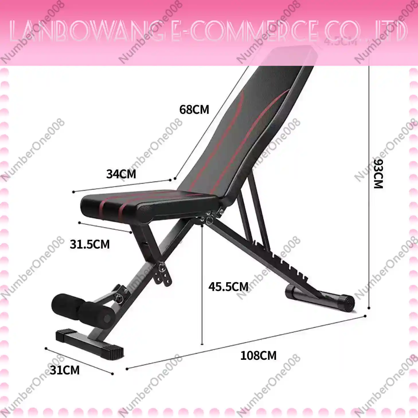 Home Gym Installation - Klappbare Hantelbank Bauchtrainer Sit-up-Hilfe Fitnessgerät für