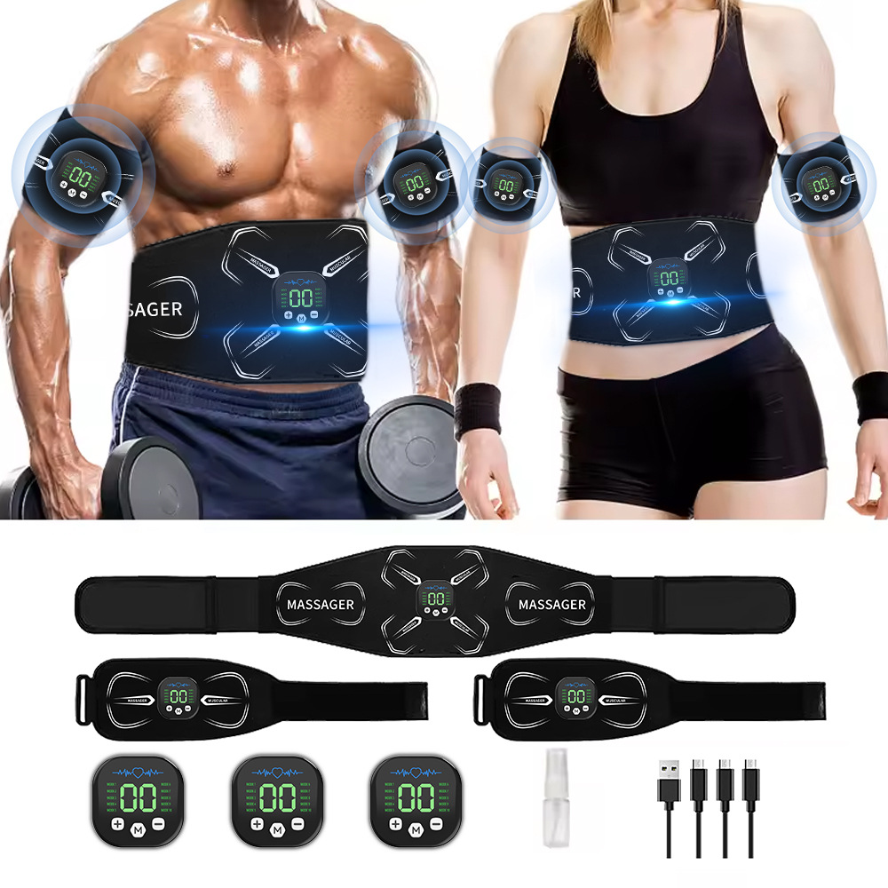 Home Gym Electric Machine - EMS Muskelstimulator Bauchtrainer Abs Toner Arm