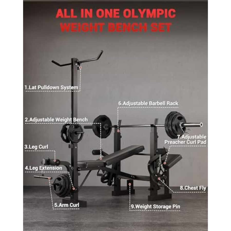 Heimfitness 8-in-1 Klappbare H – Preacher Curl Pad Bewertung und Preis