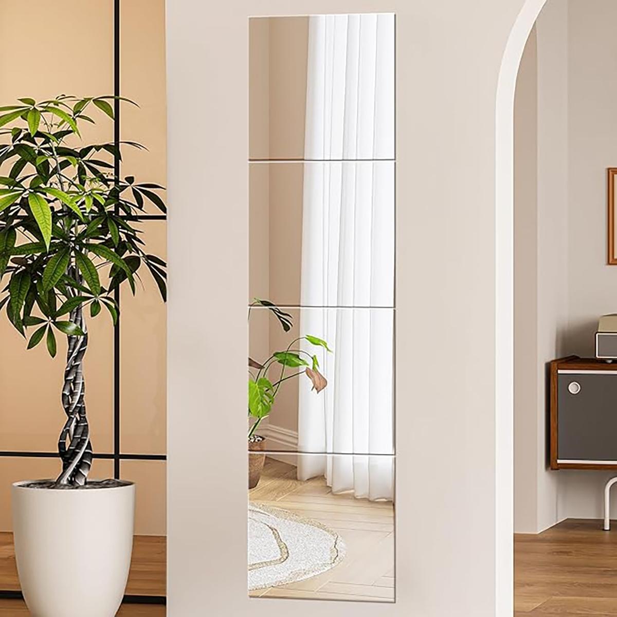 4 Stück Acryl-Spiegel-Wandaufk – Home Gym Installation Bewertung und Preis
