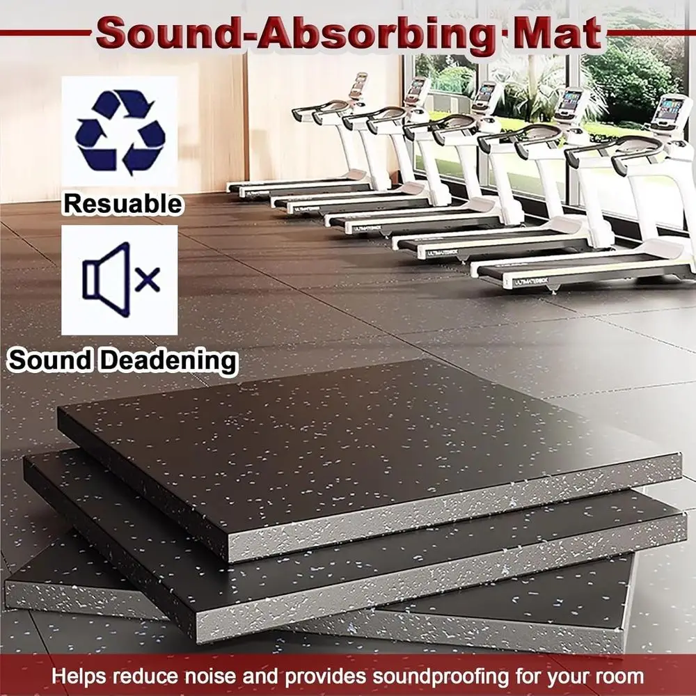 40x40 Zoll Ineinandergreifende – Home Gym Rubber Flooring Bewertung und Preis