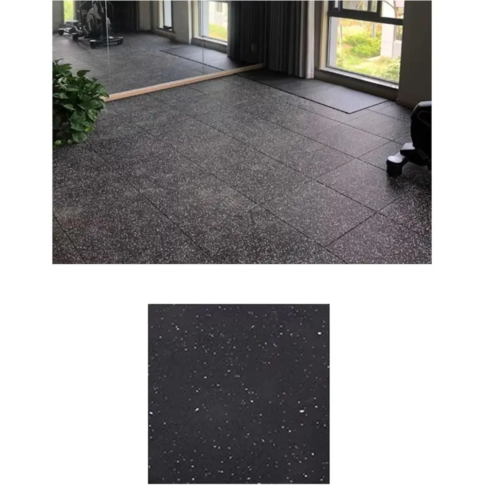 Fitnessbodenbelag: Schützende  – Home Gym Rubber Flooring Bewertung und Preis