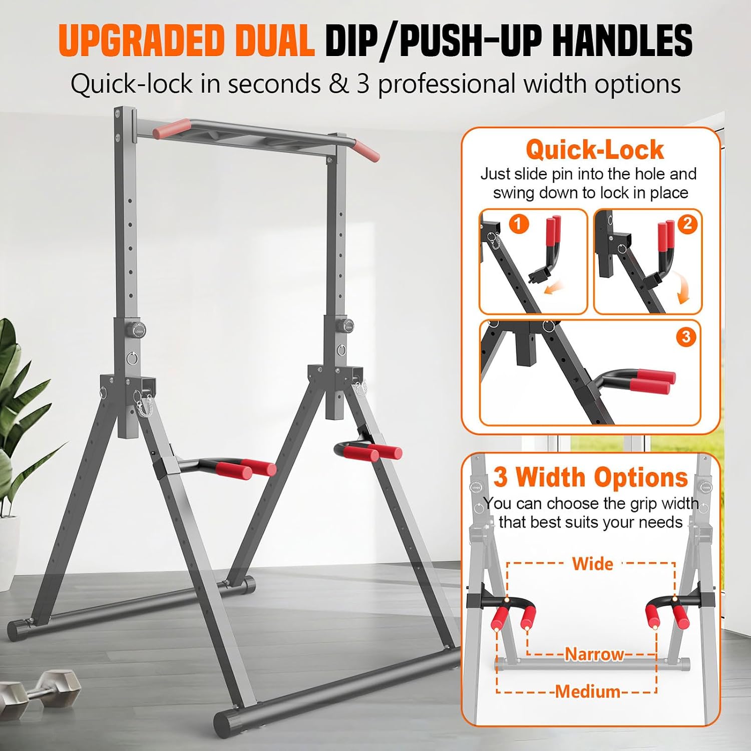 Faltbarer Power Tower Dip Stat – Home Gym Multifunctional Bewertung und Preis