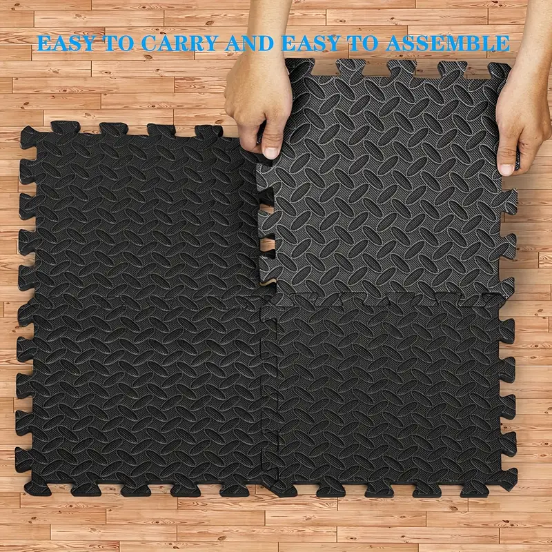 20-teilige Puzzle-Fitnessmatte – Home Gym Rubber Flooring Bewertung und Preis
