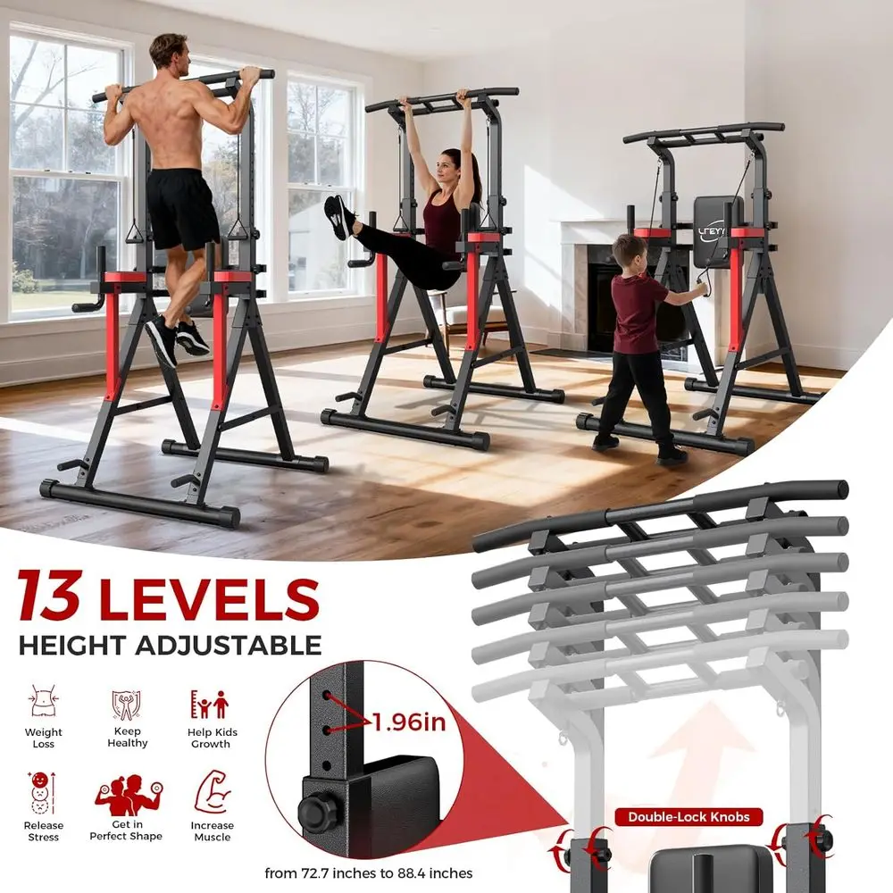 Höhenverstellbare Dip-Station  – Home Gym Multi Station Bewertung und Preis