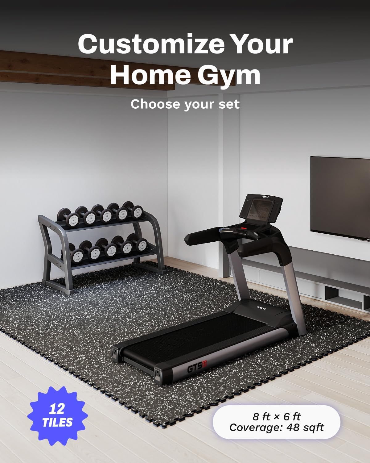 0,56 Zoll dicke Trainingsmatte – Home Gym Rubber Flooring Bewertung und Preis